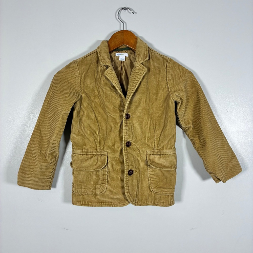 Greendog Blazer Boys 6 Corduroy 3-Button Classic Scholarly Jacket Preppy Fall